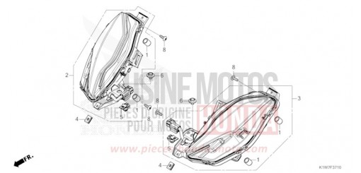 BLINKER, VORNE SH350ASM de 2021